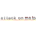 ａｔｔａｃｋ ｏｎ ｍａｌｐｌｅ (maple story)