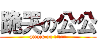 跪哭の公公 (attack on titan)