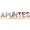 ＡＰＵＮＴＥＳ (SEXTO SEMESTRE)