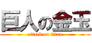 巨人の金玉 (attack on titan)