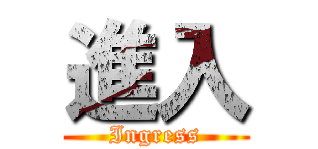 進入 (Ingress)