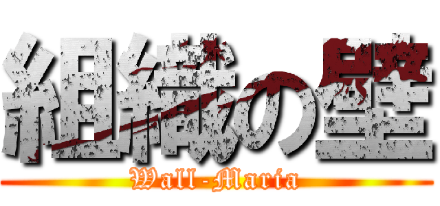 組織の壁 (Wall-Maria)