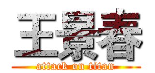 王景春 (attack on titan)