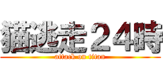 猫逃走２４時 (attack on titan)