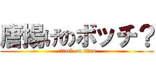 唐揚げのボッチ？ (attack on titan)