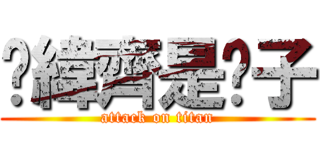 黃緯齊是婊子 (attack on titan)