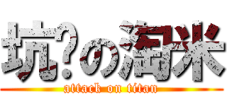 坑爹の淘米 (attack on titan)
