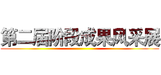 第二届阶段成果风采展 ()