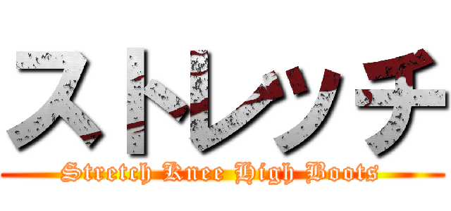 ストレッチ (Stretch Knee High Boots)
