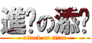 進财の添乐 (attack on titan)