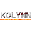 ＫＯＬＹＮＮ (KOLYNN ANDREI A. CALILAP)