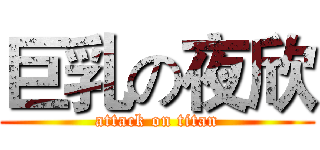 巨乳の夜欣 (attack on titan)