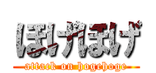 ほげほげ (attack on hogehoge)