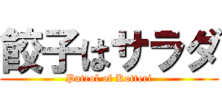 餃子はサラダ (Patrol of Kotteri)