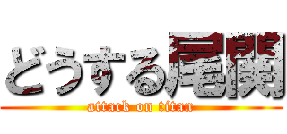 どうする尾関 (attack on titan)