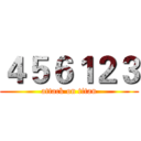 ４５６１２３ (attack on titan)