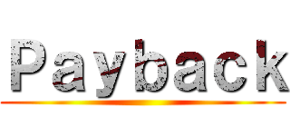 Ｐａｙｂａｃｋ ()
