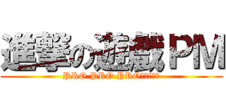 進撃の遊戲ＰＭ (PRO PRO PRO三小阿！？)