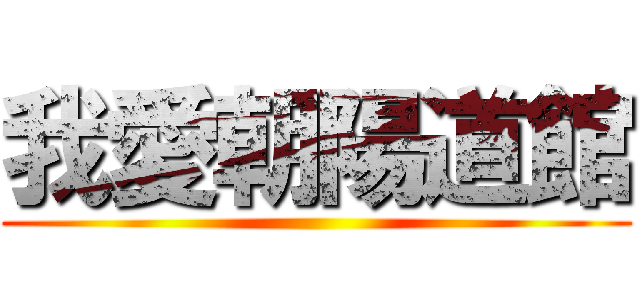我愛朝陽道館 ()