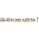 別に好きじゃないんだからね！！ (信じるか信じないかはあなた次第((笑)