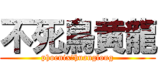 不死鳥黄龍 (phoenix　huanglong)