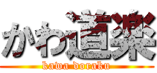かわ道楽 (kawa doraku)