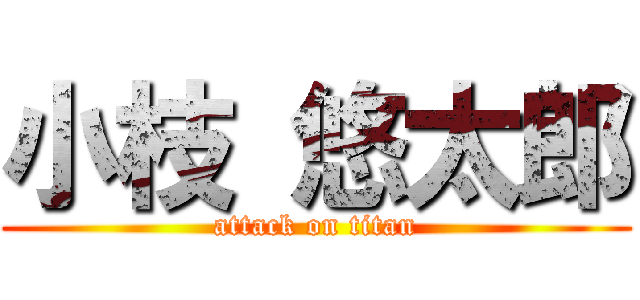 小枝 悠太郎 (attack on titan)