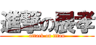 進撃の展孝 (attack on titan)