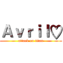 Ａｖｒｉｌ♡ (attack on titan)