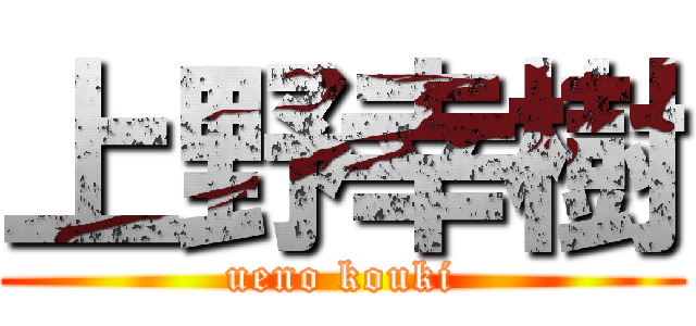 上野幸樹 (ueno kouki)