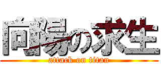 向陽の求生 (attack on titan)