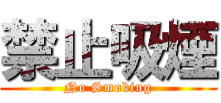 禁止吸煙 (No Smoking)