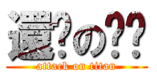 還妳の哼哼 (attack on titan)