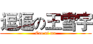逗逼の王雪宇 (Cao ni ma)