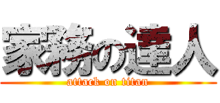 家務の達人 (attack on titan)