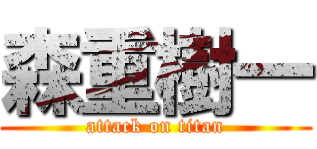 森重樹一 (attack on titan)