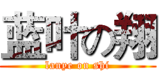 蓝叶の翔 (lanye on shi)