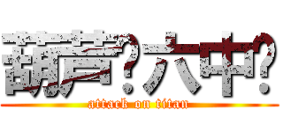 葫芦岛六中吧 (attack on titan)