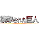 襲撃された巨人 (attack on titan)