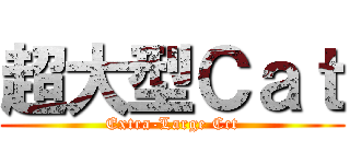超大型Ｃａｔ (Extra-Large Cct)