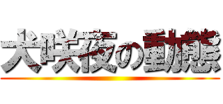 犬咲夜の動態 ()