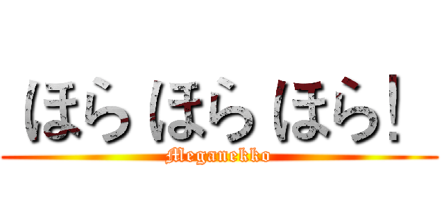  ほら ほら ほら！ (Meganekko)