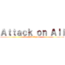 Ａｔｔａｃｋ ｏｎ Ａｌｉ (Der SPD Afghane)