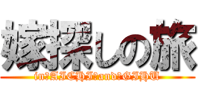 嫁探しの旅 (in　AICHI　and　GIHU)