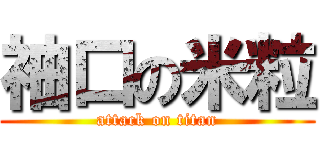 袖口の米粒 (attack on titan)