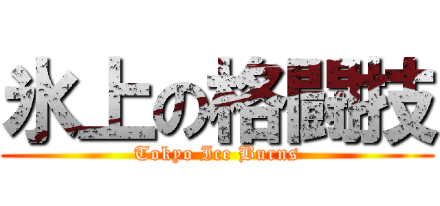 氷上の格闘技 (Tokyo Ice Burns)