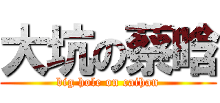 大坑の蔡晗 (big hole on caihan)