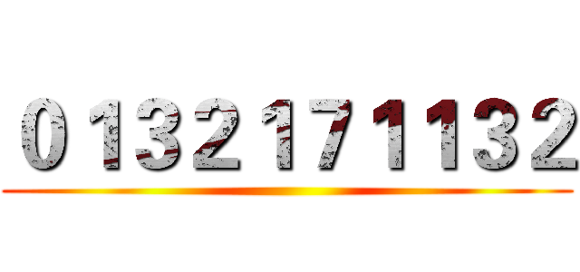 ０１３２１７１１３２ ()