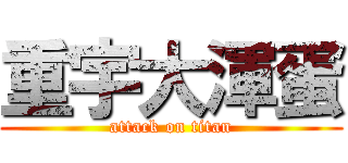 重宇大渾蛋 (attack on titan)