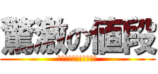 驚激の値段 (どんだけ　やすい　ねん)